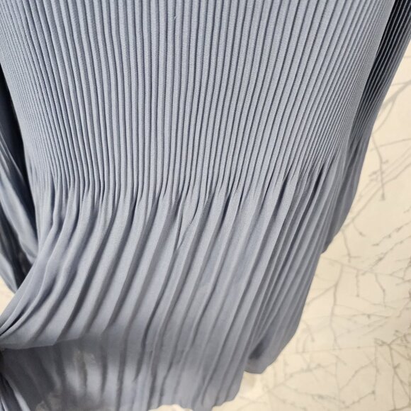 Wilfred Blue Accordion Pleated Daydreamer Mini Dress - Picture 3 of 7